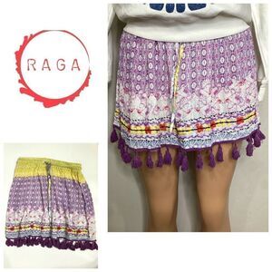 New. RAGA embroidered skirt with tassels. Small. Retails $89
